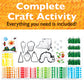 Creativity For Kids The Very Hungry Caterpillar: Sticker Suncatcher Kit - Diy Window Stickers For Toddlers From The World Of Eric Carle, Preschool Arts And Crafts For Kids Ages 3-5+, Medium