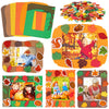 Fovths 24 Packs Fall Foam Picture Frame Kits Thanksgiving DIY Frame Crafts Fall Leaf Picture Craft Autumn Theme Picture Frames w