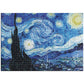 Starry Night Puzzle 1000 Pieces Van Gogh Mini Puzzle For Adults Artwork Jigsaw Puzzle Family Game (Starry Night)