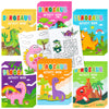 Japbor 24Pcs Dinosaur Activity Coloring Books For Kids Party Favors, Mini Dino Art Color Pages Drawing Booklet Supplies, Birthda