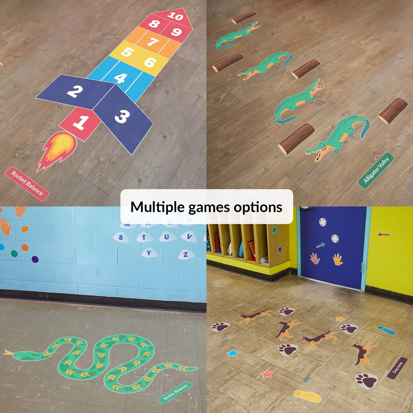 Sensory Path Decals For Floor & Wall | 126 Educational And Interactive Stickers For Kids | Sensory Walk Decals | Sensory Stimula