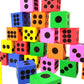 'Playscene' Big Foam Playing Dice (Party Packs!) (1 Dozen)