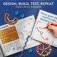 The Magnetic Marble Run - 50 Piece STEM Building Set