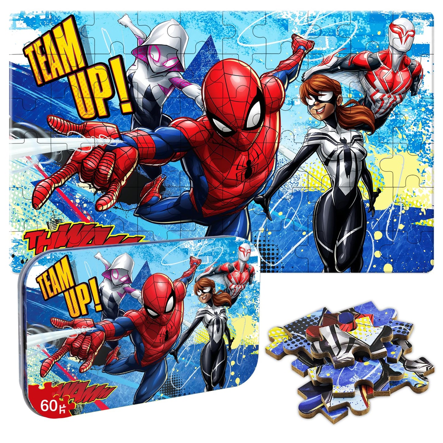 60 Piece Coloful Jigsaw Puzzles  Puzzles for Kids Ages 4-6  Educational Learning Toys for Boys and Girls  Gift for Boys and Girls