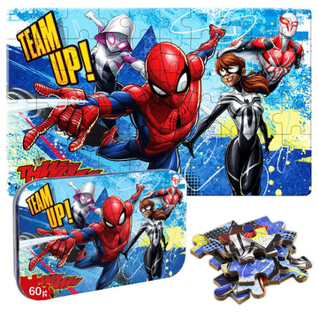 60 Piece Coloful Jigsaw Puzzles  Puzzles for Kids Ages 4-6  Educational Learning Toys for Boys and Girls  Gift for Boys and Girls