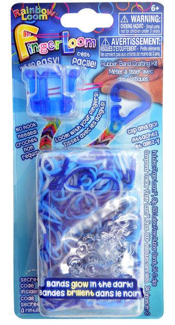 Rainbow Loom Red Finger Loom (Blue)