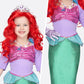 Spooktacular Creations Deluxe Mermaid Costume Set With Red Wig And Headband (Toddler (3-4))