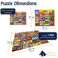 White Mountain Puzzles M&M's 1000 Piece Jigsaw Puzzle - Colorful Fun for All Ages
