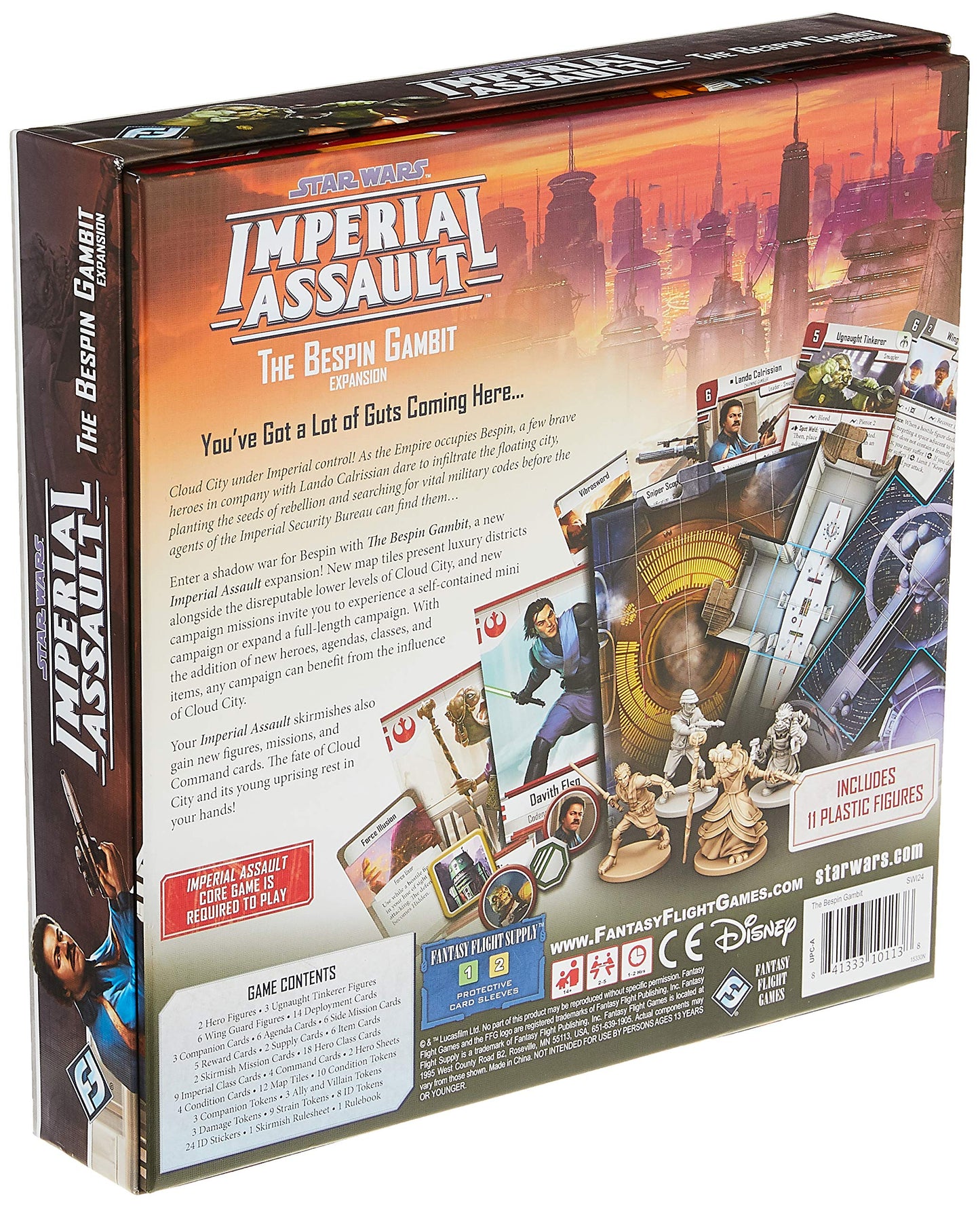 Star Wars Imperial Assault Board Game The Bespin Gambit Expansion - Epic Sci-Fi Miniatures Strategy Game For Kids And Adults, Ag