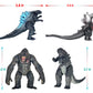 Twcare Set Of 8 King Kong Vs Godzilla Toys Movable Joint Action Figures King Of The Monsters Birthday Dinosaur Kid Gift Cake Toppers