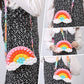 Goheyi Pop Shoulder Purse Fidget Toys Bag For Girls And Women, Rainbow Clouds Pop Shoulder Bag, Easter Gifts Sensory Silicone Fidget Backpack Toy For Adhd Anxiety Stress Relief