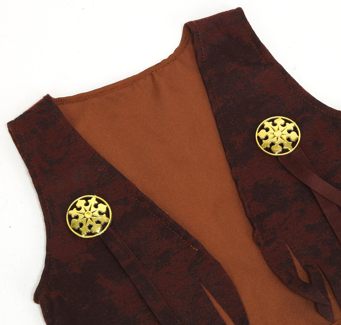 Gz-Laopaitou 8 Pcs Cowboy Costume For Boys, Kids Cowboy Outfit Brown Western Costume Toddler Role Play Halloween Cosplay