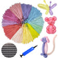 LXZFCRG Premium Latex Twisting Balloons, 5.1" Multicolor Pack of 100 for Birthday, Wedding, and Festival Parties