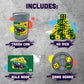 Big Discoveries Trash Dice Game - Fast-Paced 2-Player Dice Game, Plastic, White, Model 6003, Ideal for Travel and Game Nights