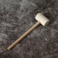 36 Pcs Wooden Hammers for Chocolate, Wood Mallets for Breakable Heart, Small Kids Mallets Crab Hammers