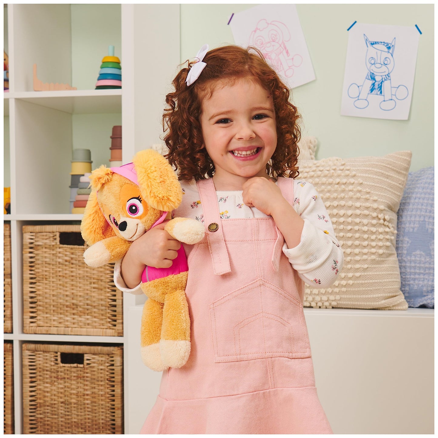 GUND PAW Patrol Skye Plush Toy, 13” Premium Stuffed Animal, Pink/Brown, Ages 1 & Up, Model 6067146