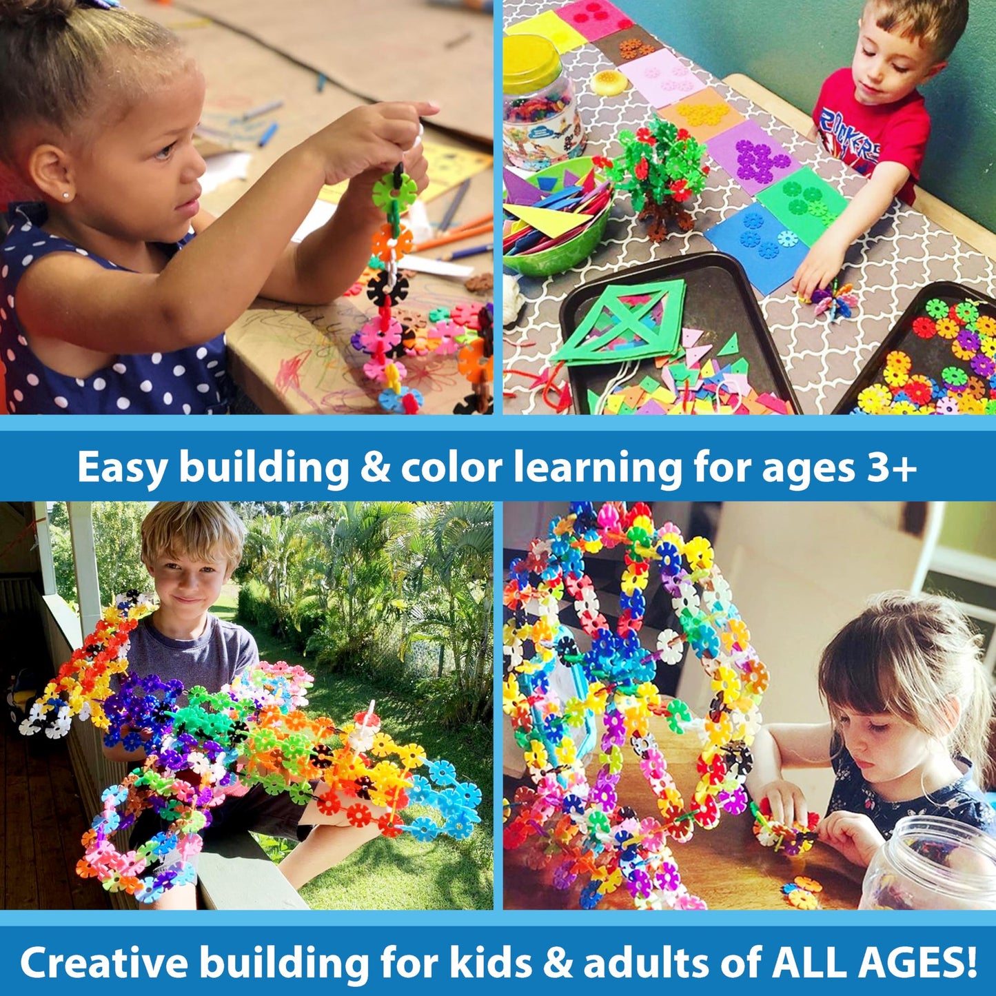Brain Flakes Starter Set Multicolor (12 Colors) - 120 Pieces - Resealable Pouch