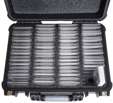 Case Club 72-132 Graded Card Slab Carrying Case- Fits Psa/Bgs/Fgs/ & More Graded Slabs - Sports/Trading Collector Box Fits Pokemon/Mtg/Baseball- Travel Holder For Slabs/Sleeves/Loose Cards