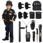 Spooktacular Creations Police Swat Costume For Kids, S.W.A.T. Police Officer Costume For Halloween Cosplay, Role-Playing, Carnival Cosplay, Themed Parties(Large(10-12 Yr))