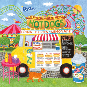 Ceaco - Food Trucks - Hot Dog Truck Ii - 500 Piece Jigsaw Puzzle