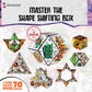 Shashibo Shape Shifting Box - Magnetic Puzzle Cube, 36 Rare Earth Magnets, Mikey Series 1, Turtles Color