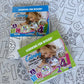 The Coloring Table - Learning Fun Design - Xl Rectangle Tablecloth - Fabric Coloring Tablecloth - Colorable Designs - Washable A