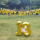 Shuntai 31St Birthday Decorations For Men Women 31 Balloons Numbers Gold Jumbo Numbers 13 Foil Mylar Balloon With Happy Birthday