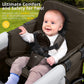 Momfann Wagon Stroller For 2 Kids, Double-Seater Baby Wagon With Canopy, Adjustable Handle And Pull Bar, Compact Design For Todd