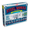 Schylling Steel Works Mechanical Multi-Model - Steel Building Set - Includes 300 Pieces, Tools, And Instructions To Make 10 Different Models - Ages 8 And Up