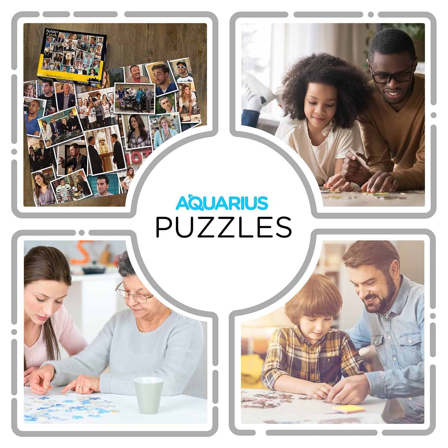 Aquarius Schitt'S Creek Collage Puzzle (1000 Piece Jigsaw Puzzle) - Glare Free - Precision Fit - Officially Licensed Schitt'S Creek Merchandise & Collectibles - 28 X 22 Inches