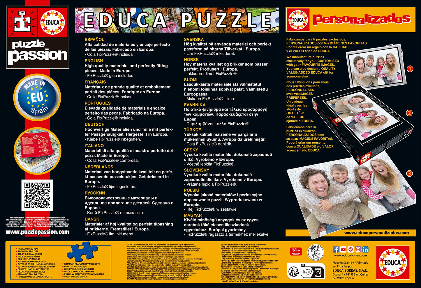 Educa Political Map of The World Puzzle  1500-Piece