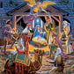Masterpieces 500 Piece Glitter Christmas Jigsaw Puzzle - Holy Night - 15''X21''