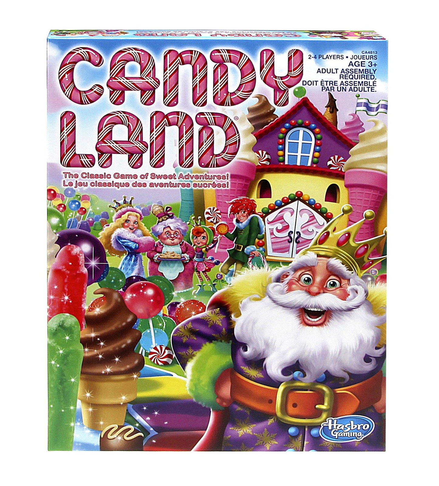 Hasbro Candy Land Game - Classic Board Game, Cardboard, Red, Model A4813035