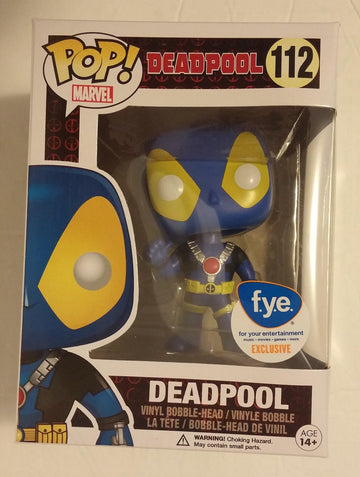 Funko Marvel X-Men Deadpool Pop Vinyl Figure Blue And Yellow