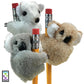 Raymond Geddes Clip-On Critter Plush Animal Pencil Toppers (Pack Of 24)
