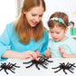Flormoon Spider Toys, Realistic Rubber Tarantula Figurines For Halloween Decor, Trick Joke Props, Birthday Party Cake Topper Gift For Boys And Girls