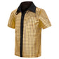 Sizgaroot 70S Outfits For Boys Disco Costume Kids Halloween Party Dress Up (Gold, 8-10 Years)