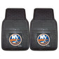 FANMATS 10464 New York Islanders 2-Piece Heavy Duty Vinyl Car Mat Set, Front Row Floor Mats, All Weather Protection, Universal F