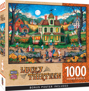 Masterpieces 1000 Piece Halloween Jigsaw Puzzle - Lucky Thirteen - 19.25'X26.75'