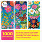 Cross & Glory - Blooming Butterflies - 1000 Piece Jigsaw Puzzle for Adults | Best New Spring Garden Puzzle | Vibrant Butterfly a