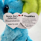 Ty Beanie Boo TRUNKLES 6" Blue Elephant Plush Toy - Multi-colored, Model T37359