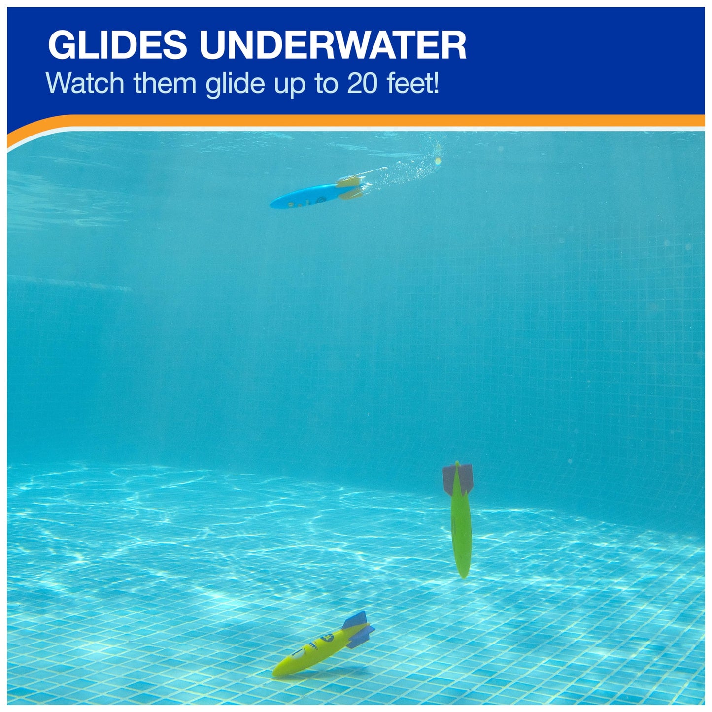 Swimways Toypedo Bandits Pool Diving Toys - Pack Of 4