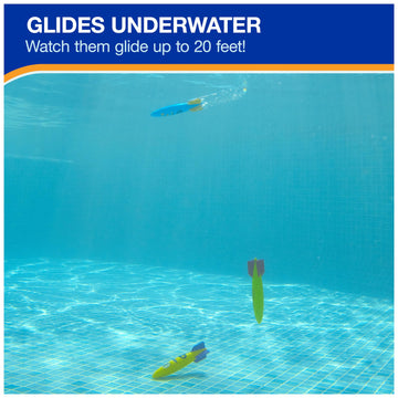 Swimways Toypedo Bandits Pool Diving Toys - Pack Of 4
