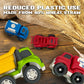 Zing Plantastic City Vehicles - Single Pack (Medium Size) - Dump Truck - Made from 40% Wheat Straw Material - Pretend Play Toy f