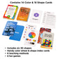Think Tank Scholar Colors Flash Cards - Shapes Flashcards For Toddlers 2-4 And Kids Ages 4, 5, 6, 7, 8 Years Old - Learn Colors And Shapes - Real Pictures - Homeschool, Preschool, Or Classroom