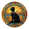 KAAYEE Wooden Puzzles for mature-themeds 200 Pieces Egyptian Cat Wooden Jigsaw Puzzles Cat Wood Puzzle Gifts for Mother 's Day mature-themeds Kids Animal Puzzle(11.4 * 11.4in)
