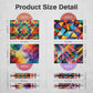 Misitu Small Jigsaw Puzzles For Adults Challenging Puzzle Small Puzzles Mini Jigsaw Puzzles For Adults 150 Pieces Micro Tiny Puzzels Abstract Art Puzzles Travel Puzzles 6 X 4 Inches, 4 Packs