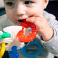 Baby Einstein Ocean Explorers Teether Toy, BPA-Free Plastic, 9.1"x6.5"x2.5", Ages 3 Months+, Sea of Sensory Design, Model 13158
