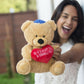 Hollabears 10' Is U Jewish? Cuz U Israeli Hot Teddy Bear Hanukkah Funny Plush Gift