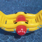 Swimline Sea Saw Rocker Pool Float for 2 - Heavy Duty PVC, Yellow, 100"x60"x43", Easy Grab Handles, Model 9058
